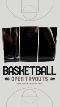 Basketball Ongoing Tryouts TikTok Video