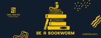 Be a Bookworm Facebook Cover Image Preview