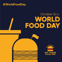 Burger World Food Day Instagram Post Image Preview