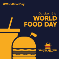 Burger World Food Day Instagram Post Image Preview