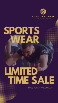 Sportwear Promo Facebook Story