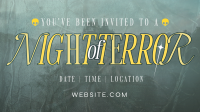 Night of Terror Party Facebook Event Cover