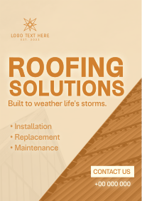 Corporate Roofing Solutions Flyer Image Preview