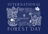 International Forest Day Postcard Design