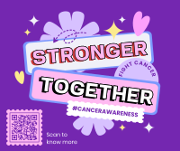 We're Stronger than Cancer Facebook Post