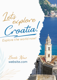 Beautiful Places In Croatia Flyer