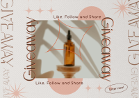 Beauty Product Giveaway Postcard