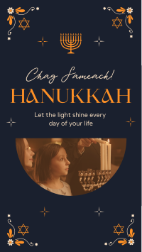 Hanukkah Celebration Facebook Story