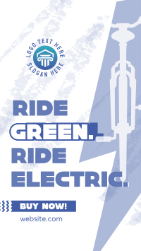 Green Ride E-bike Instagram Story