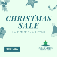 Cute Christmas Sale Instagram Post Image Preview