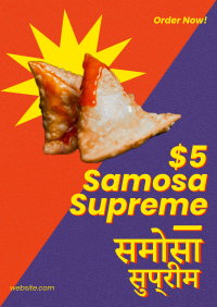 Samosa Poster example 4