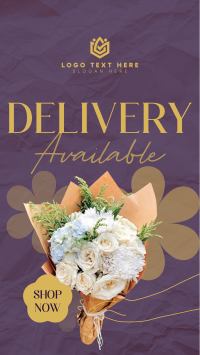 Flower Delivery Available Instagram Story