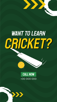 Time to Learn Cricket Facebook Story