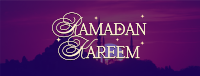 Ramadan Sunset Facebook Cover