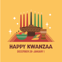 Bright Kwanzaa Linkedin Post