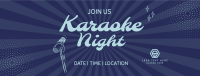 Retro Karaoke Facebook Cover Design