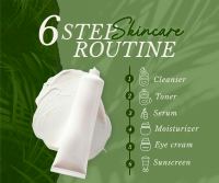 6-Step Skincare Routine Facebook Post