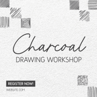 Charcoal Drawing Class Instagram Post