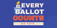 Every Ballot Counts Twitter Post