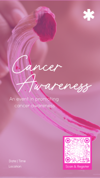 Cancer Awareness Event Instagram Story