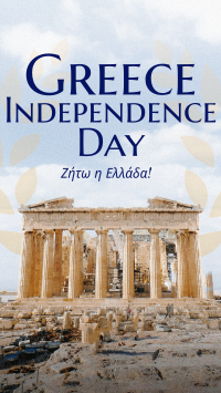 Contemporary Greece Independence Day Instagram Reel Image Preview