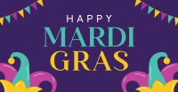 Mardi Gras Celebration Facebook Ad