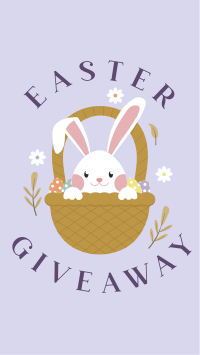 Easter Bunny Giveaway Instagram Story