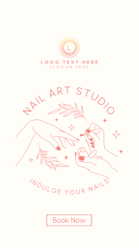 Nail Art Studio Instagram Story