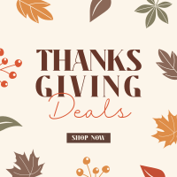 Thanksgiving Sale Instagram Post example 2