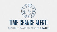 Minimalist Daylight Saving Animation