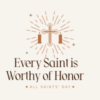 Feast Of All Saints Instagram Post example 4