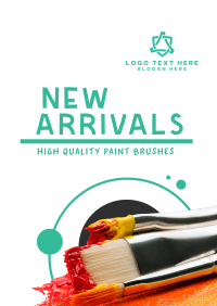 Paint Brush Arrival Flyer