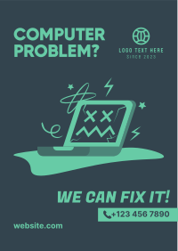 Computer Problem Repair Flyer