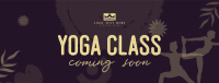 Yoga Class Coming Soon Facebook Cover