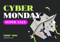 Cyber Super Sale Postcard