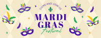 Mardi Gras Festival Facebook Cover