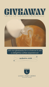 Cafe Coffee Giveaway Promo Instagram Reel Image Preview