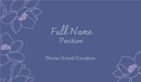 Ornamental Flowers Business Card