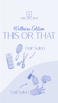 This or That Wellness Salon Instagram Story