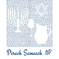 Passover Script Instagram Post Design