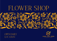 Flower & Gift Shop Postcard