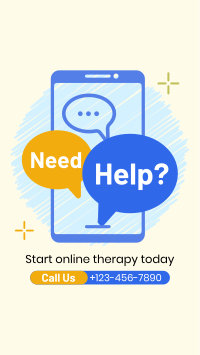 Online Therapy Consultation Instagram Story