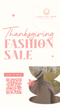 Retail Therapy on Thanksgiving Facebook Story