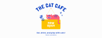 Cat Cafe Facebook Cover
