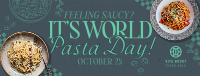 Rustic Pasta Day Facebook Cover Image Preview