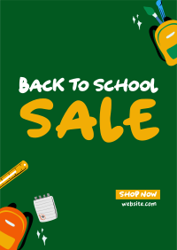 Back to School Sale Flyer