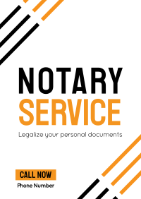 Online Notary Service Flyer