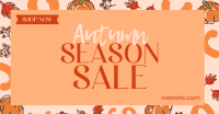 Leaves and Pumpkin Promo Sale Facebook Ad