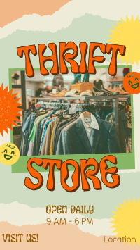 Thrift Shop Kitsch Instagram Story Design