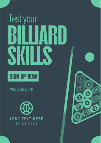 Modern Billiard Game Flyer